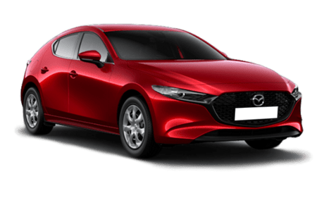 Mazda 3 хэтчбек Красный