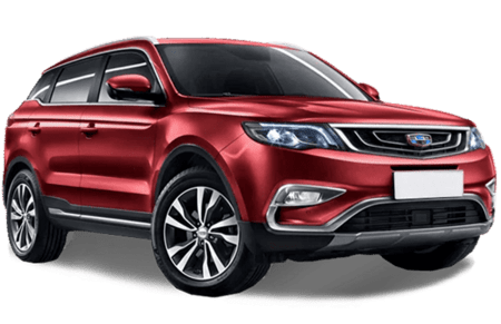 Geely Atlas Красный