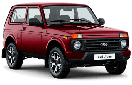Lada Niva Urban 3d 4x4 Красный