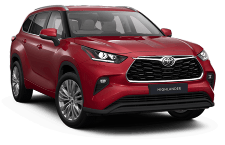 Toyota Highlander Красный