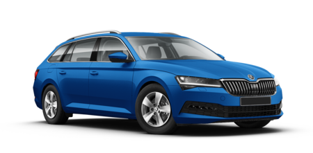Skoda Superb Combi Синий