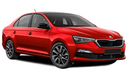 Skoda Rapid Красный