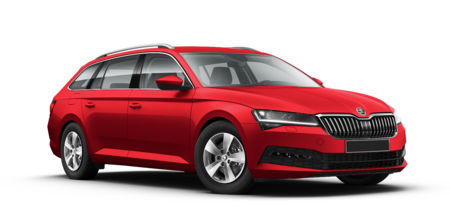 Skoda Superb Combi Красный