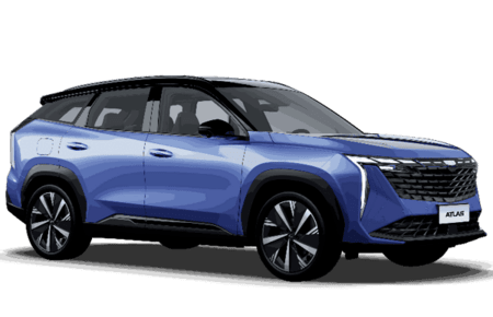 Geely Atlas Новый голубой