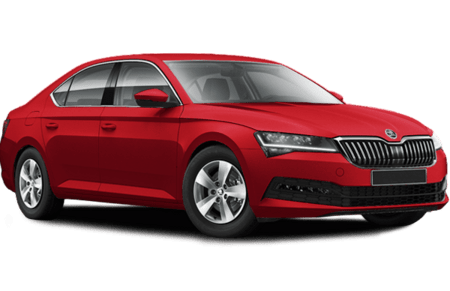 Skoda Superb Красный