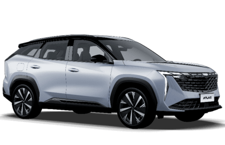 Geely Atlas Новый серебристый