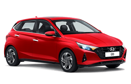 Hyundai i20 Красный