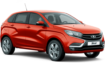 Lada XRAY Красный